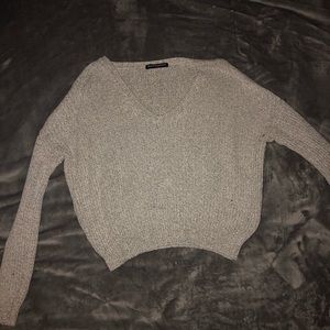 cropped knit brandy melville sweater